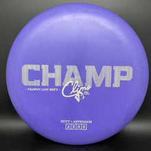 Load image into Gallery viewer, Climo Disc Golf Trophy Line Soft Champ stock