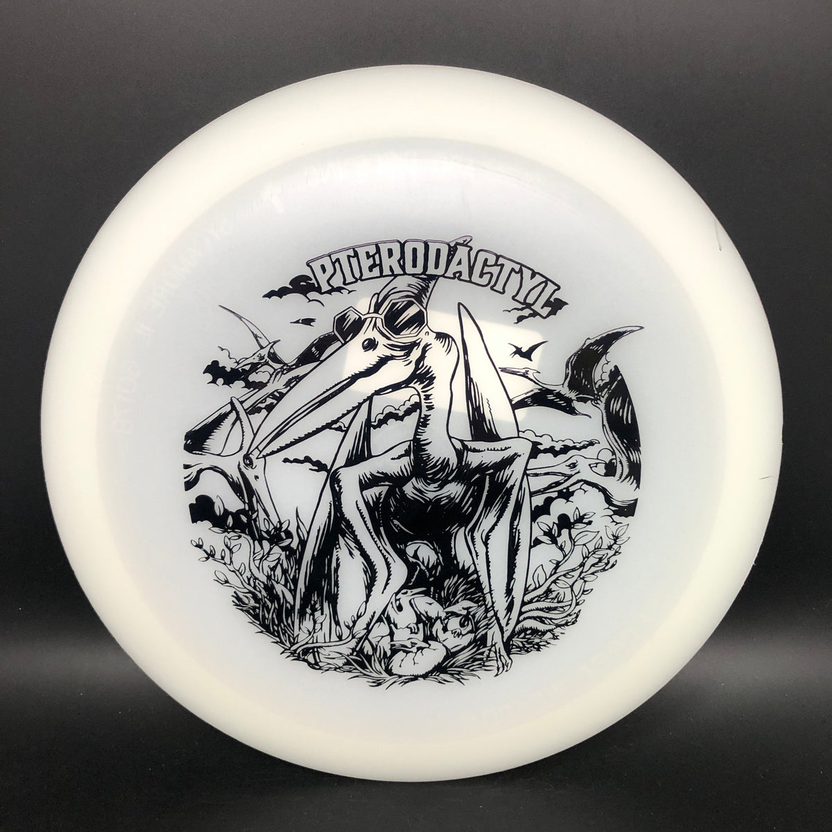 Dino Discs Egg Shell Glow Pterodactyl Maverick Disc Golf