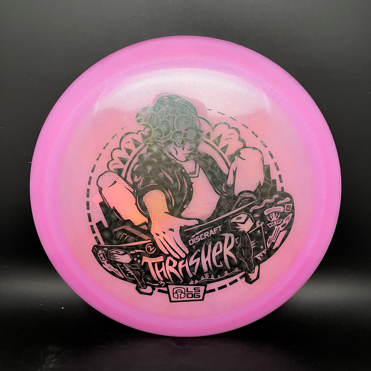 Discraft ESP ColorShift Swirl Thrasher skateboard – Maverick Disc Golf
