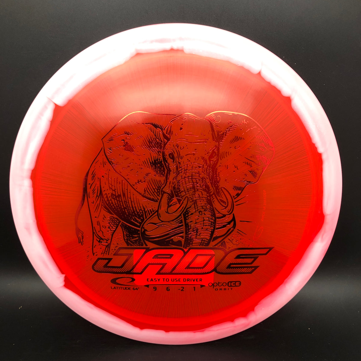 Latitude 64 Opto Ice Orbit Jade - elephant stamp – Maverick Disc Golf
