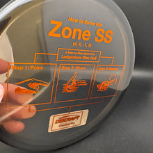 Load image into Gallery viewer, Discraft CryZtal FLX Zone SS Directions Stamp