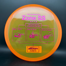 Load image into Gallery viewer, Discraft CryZtal FLX Zone SS Directions Stamp