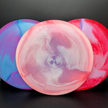 Load image into Gallery viewer, Discraft ESP Colorshift Swirl Buzzz SS bottom stamp