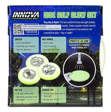 Load image into Gallery viewer, Innova DX Proto Glow Disc Golf Starter Set