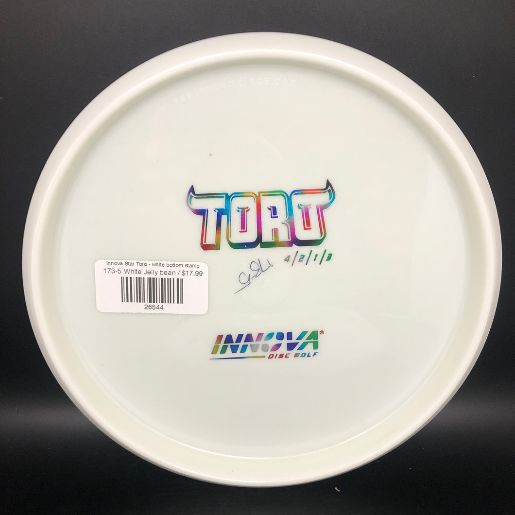 Innova Star Toro - white bottom stamp