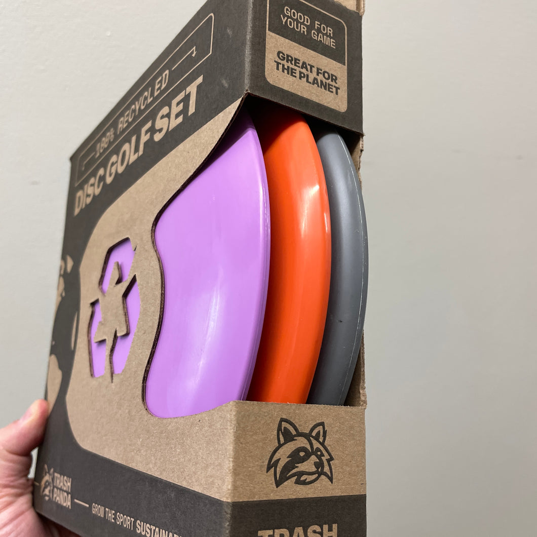 Trash Panda 100% Recycled Disc Golf Set