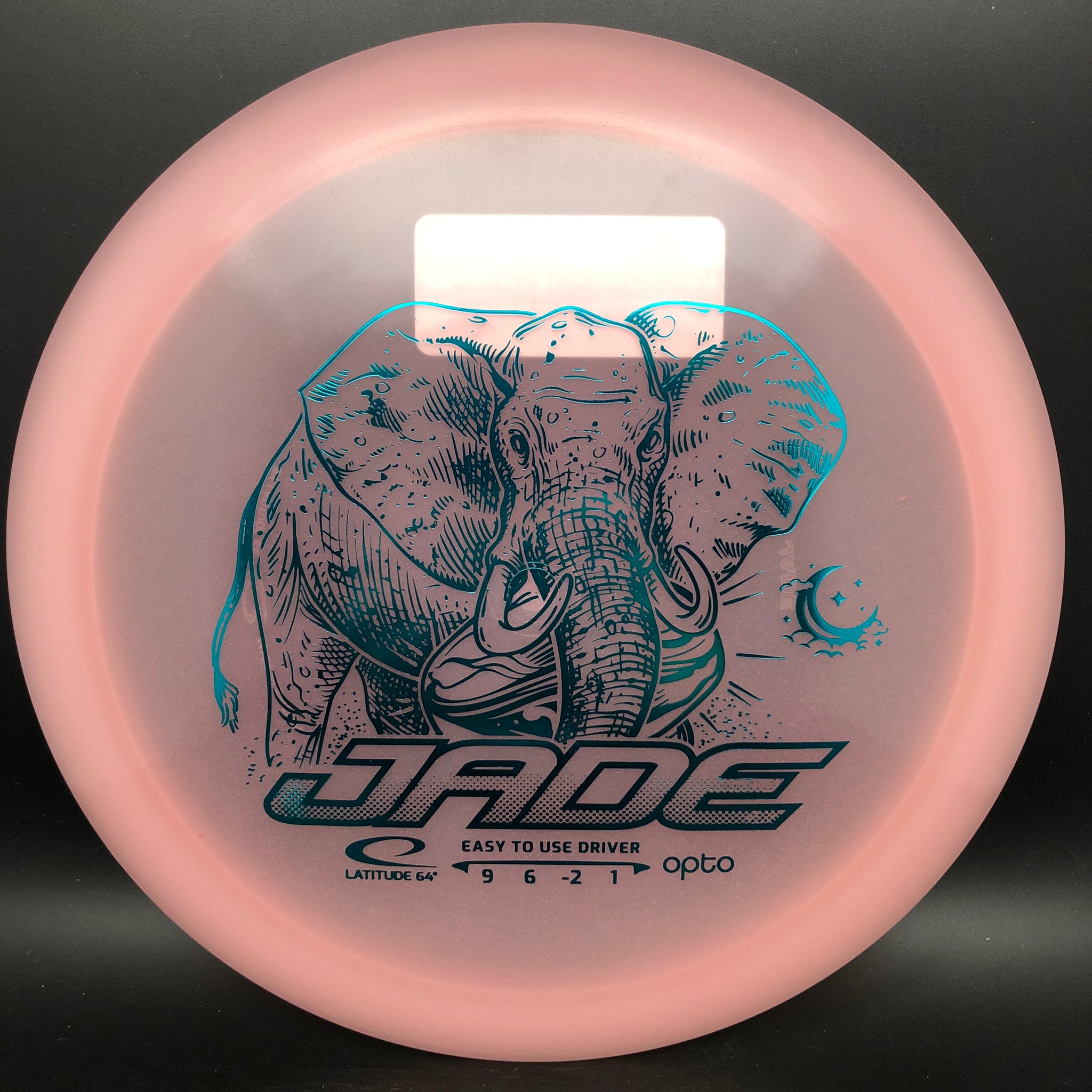 Latitude 64 Opto Moonshine Jade - Elephant Stamp – Maverick Disc Golf