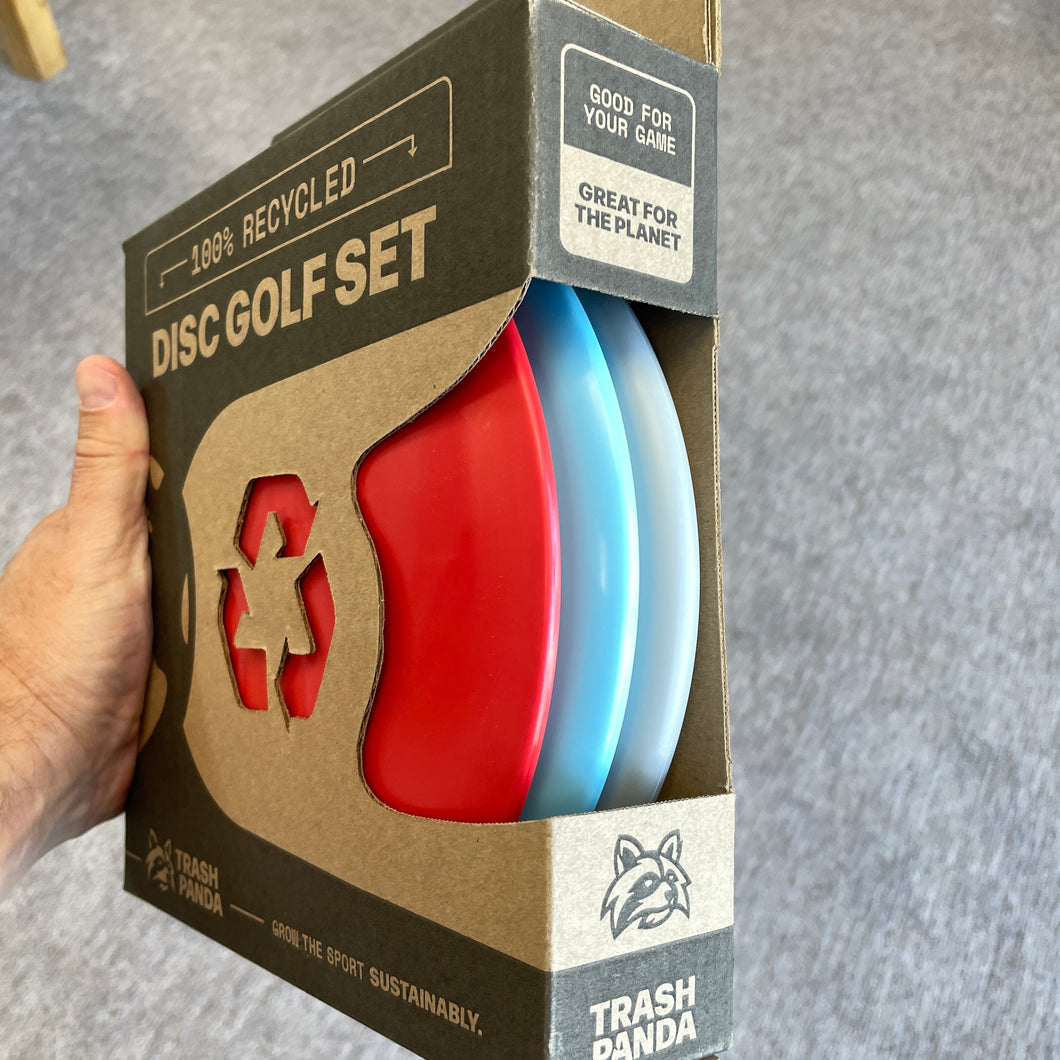 Trash Panda 100% Recycled Disc Golf Set