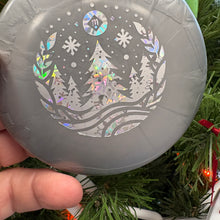 Load image into Gallery viewer, #62 Disc Golf Mini Marker Christmas Ornament Tree Stamp

