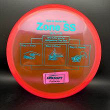 Load image into Gallery viewer, Discraft CryZtal FLX Zone SS Directions Stamp
