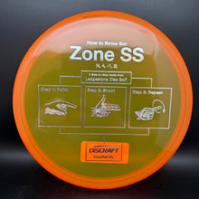 Load image into Gallery viewer, Discraft CryZtal FLX Zone SS Directions Stamp
