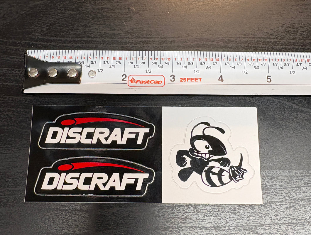 Discraft Tri Panel Buzzz Stickers – Maverick Disc Golf