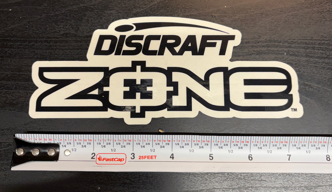 Discraft Vinyl Sticker - Zone – Maverick Disc Golf
