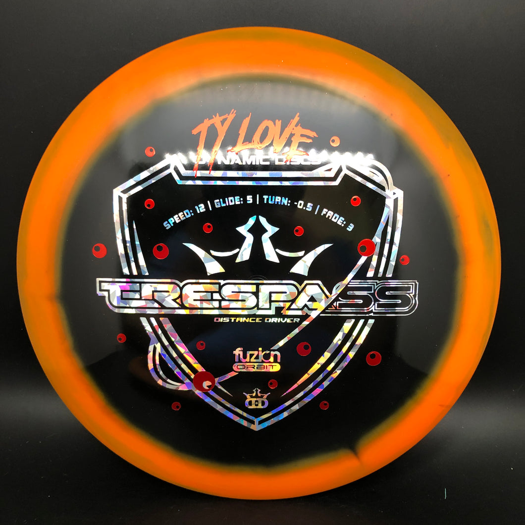 Dynamic Discs Fuzion Orbit Trespass - Ty Love '23