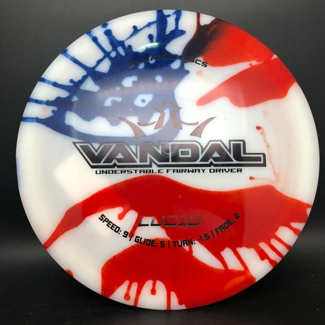 Dynamic Discs Lucid Vandal - US Flag MyDye