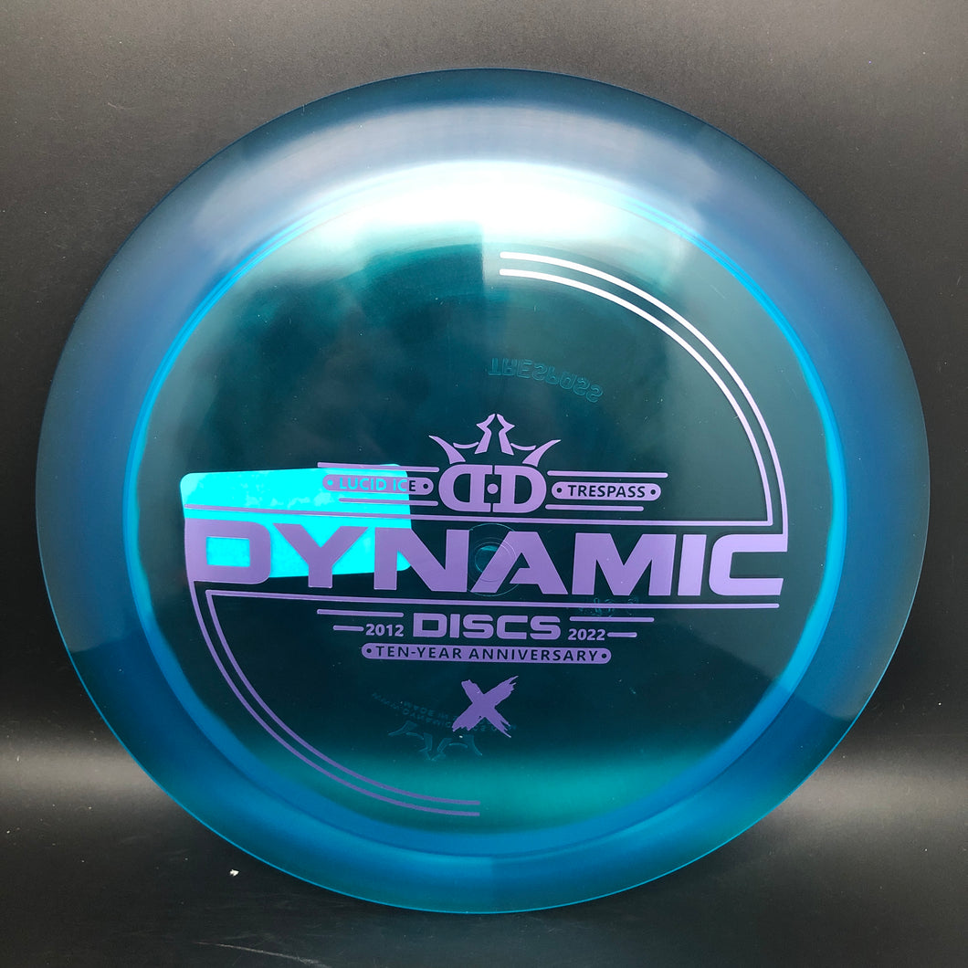 Dynamic Discs Lucid Ice Trespass - 10 YR ANNIV.