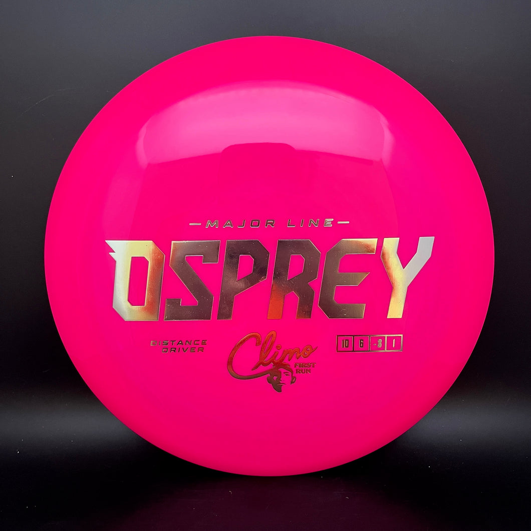 Climo Disc Golf Major Line Osprey First Run