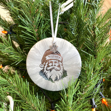 Load image into Gallery viewer, Disc Golf Mini Marker Christmas ornament gray Santa
