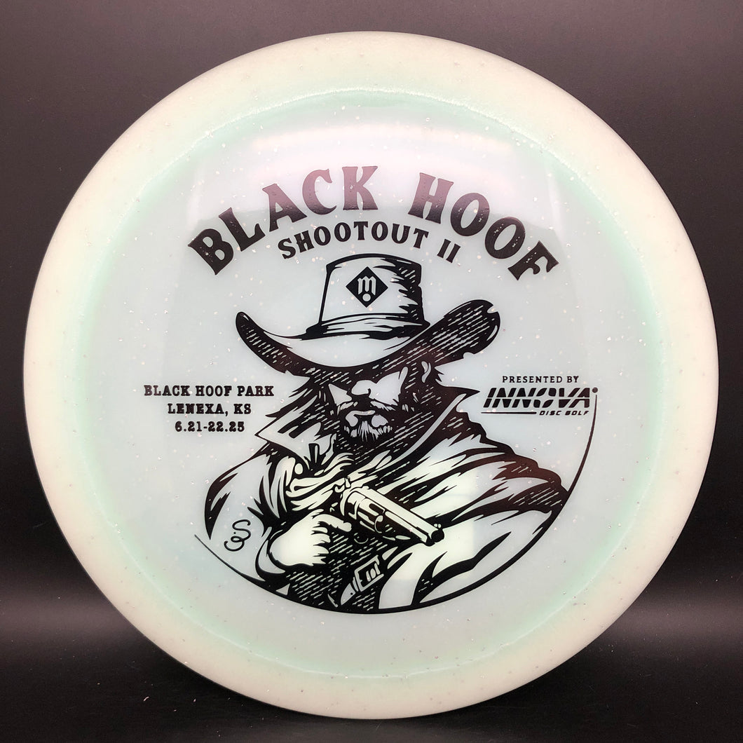 Innova Champion Metal Flake Classic Color Glow Charger Black Hoof 2