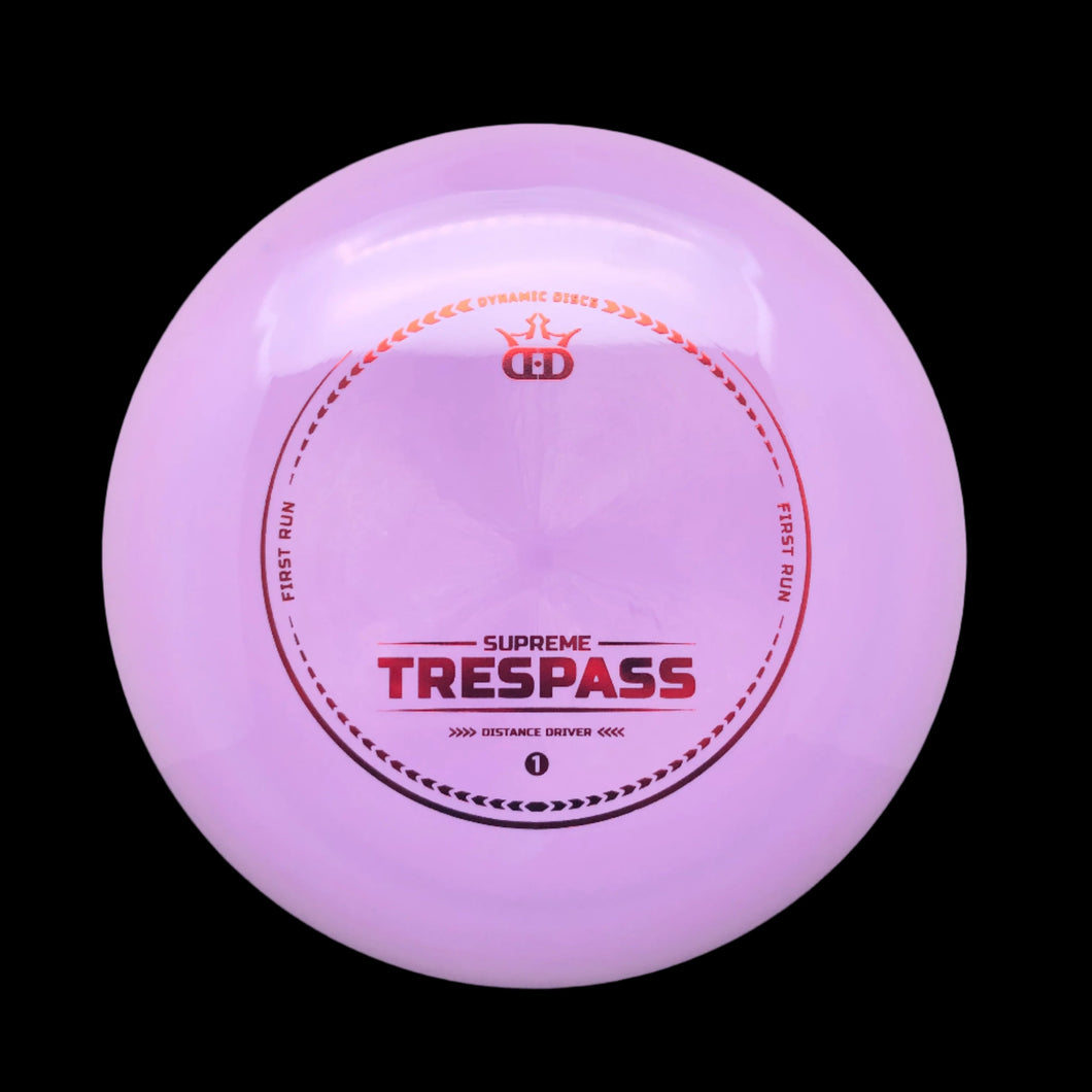 Dynamic Discs Supreme Trespass - First Run