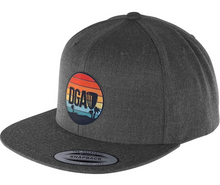 Load image into Gallery viewer, DGA Retro Sunset Patch - Premium Flatbill Snapback
