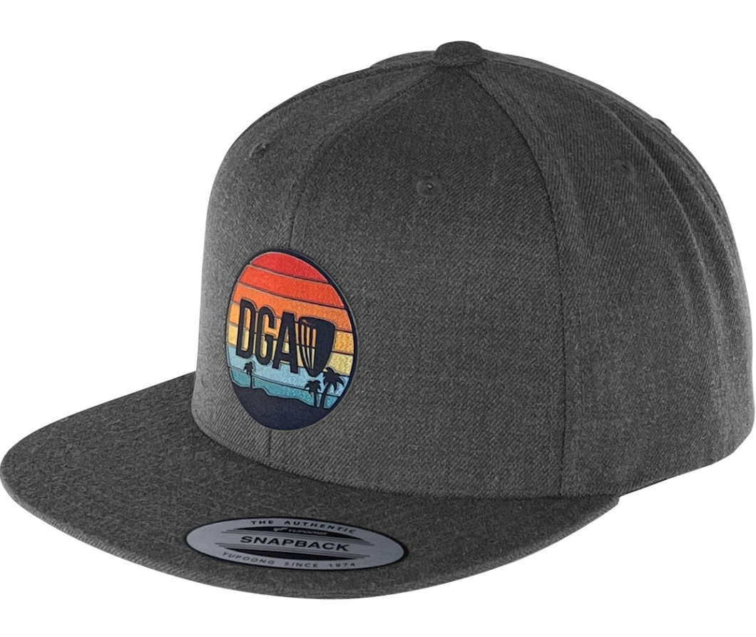 DGA Retro Sunset Patch - Premium Flatbill Snapback