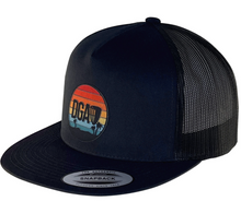 Load image into Gallery viewer, DGA Retro Sunset Patch - Flatbill Mesh Snapback
