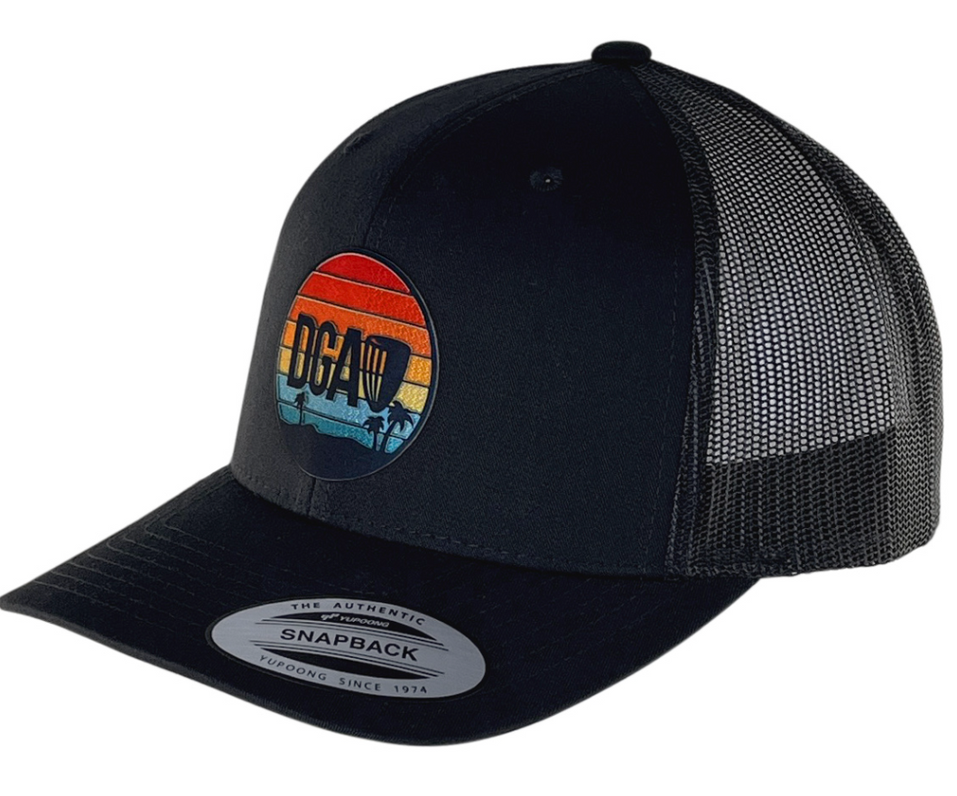 DGA Retro Sunset Patch - Curved Mesh Snapback