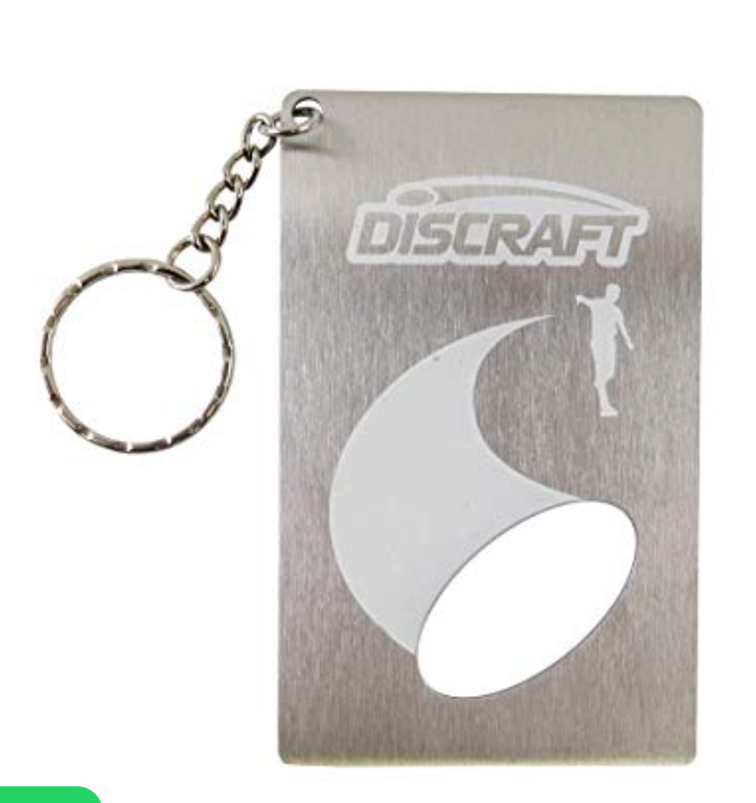 Discraft Metal Bottle Opener Keychain