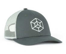 Load image into Gallery viewer, GRIPeq Large Hex Gray Trucker Hat
