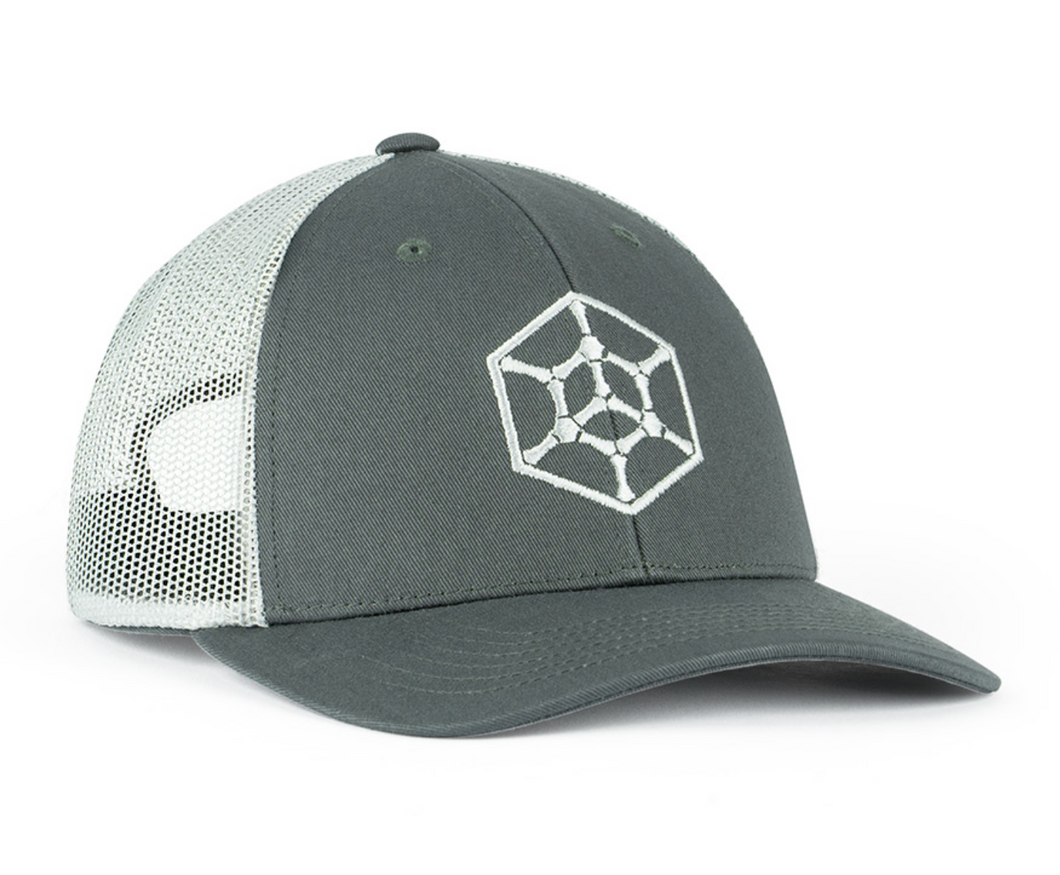 GRIPeq Large Hex Gray Trucker Hat