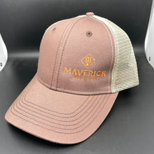 Load image into Gallery viewer, Maverick Disc Golf Curved Bill brown/khaki hat
