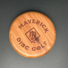 Load image into Gallery viewer, Wood minis - Maverick circle logo
