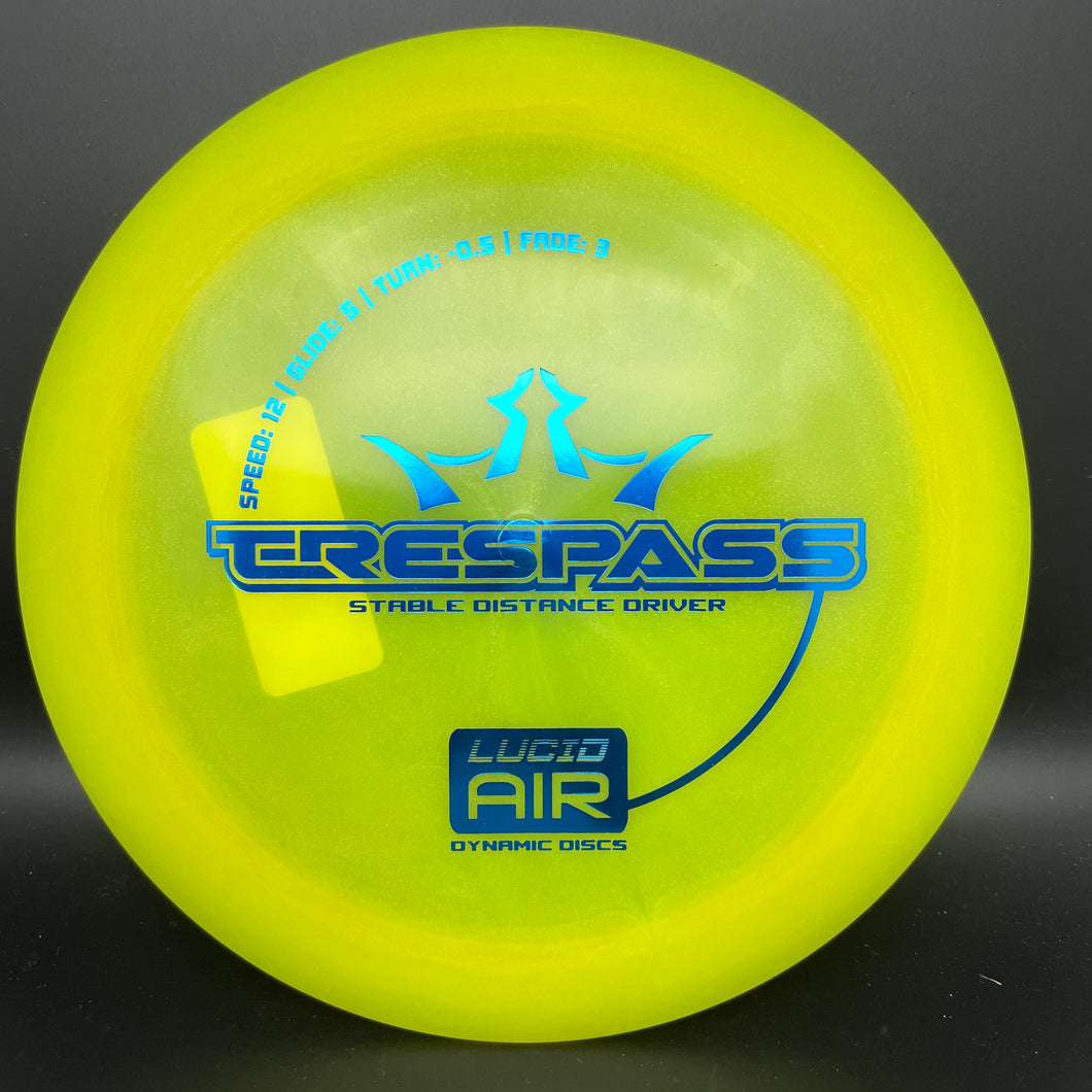 Dynamic Discs Lucid Air Trespass - stock