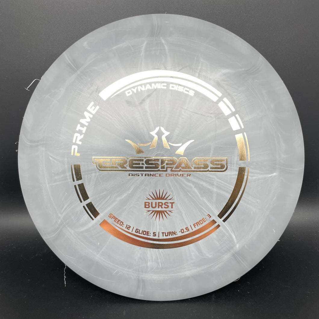 Dynamic Discs Prime Burst Trespass - stock