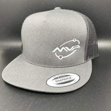 Load image into Gallery viewer, MVP Snapback Flat Bill Trucker Hat

